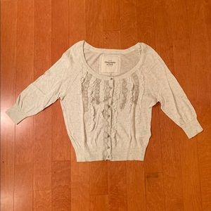 Abercrombie and Fitch button up cardigan/sweater